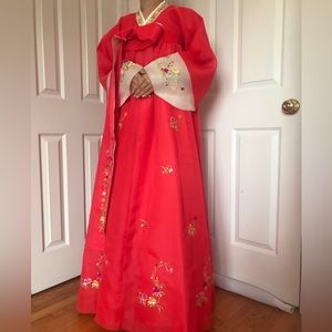 Korean Traditional Dress Hanbok Embroidered